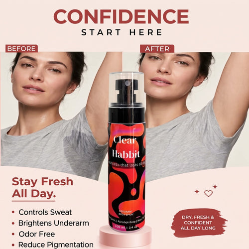 100 ML - Clear Habbit Underarm Spray – Long Lasting Freshness
